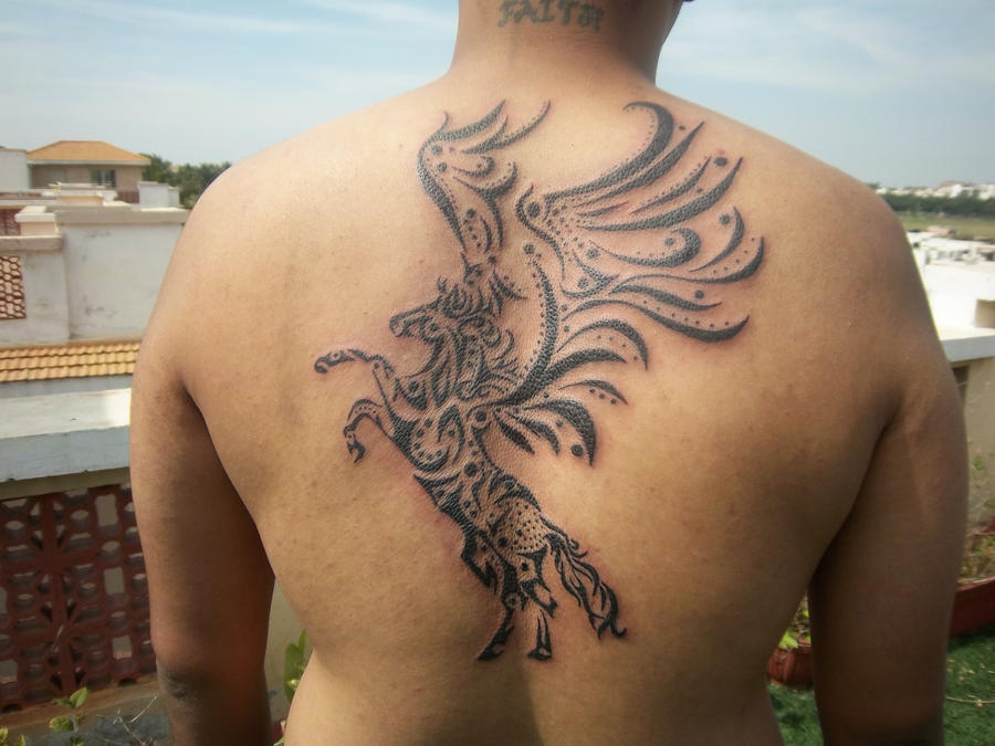 Tribal Tattoo on Back
