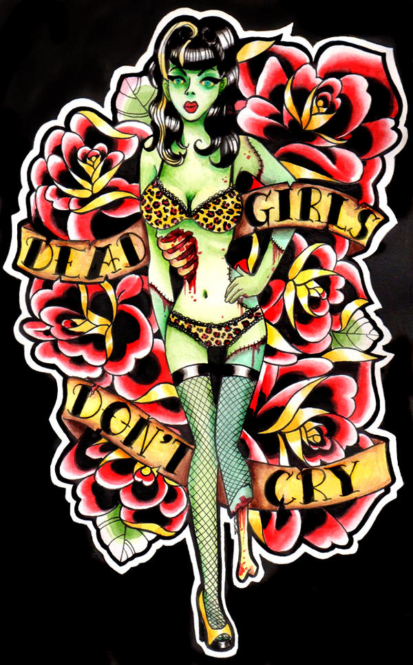 Pin up Ghouls Zombie by