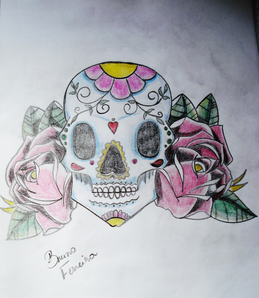 Mexican Skull by offBruno on