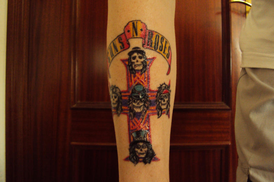 Guns N' Roses tattoo by MrChuky on deviantART