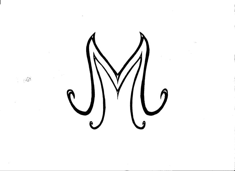 letter m tattoo