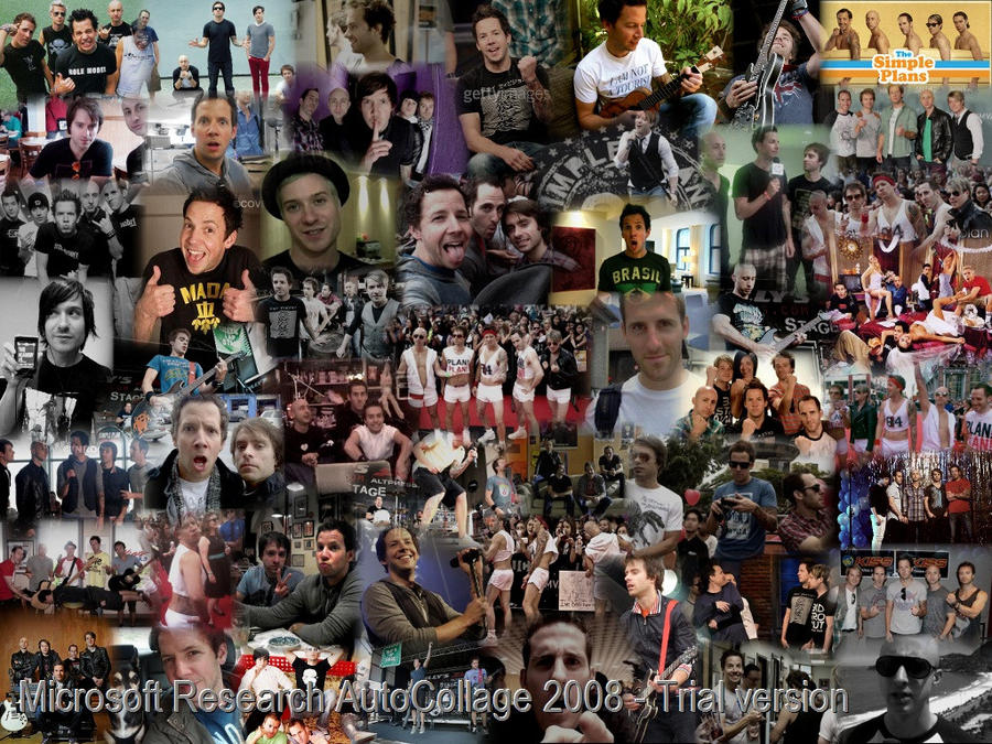Simple Plan Collage Wallpaper by Asiabee311 on deviantART