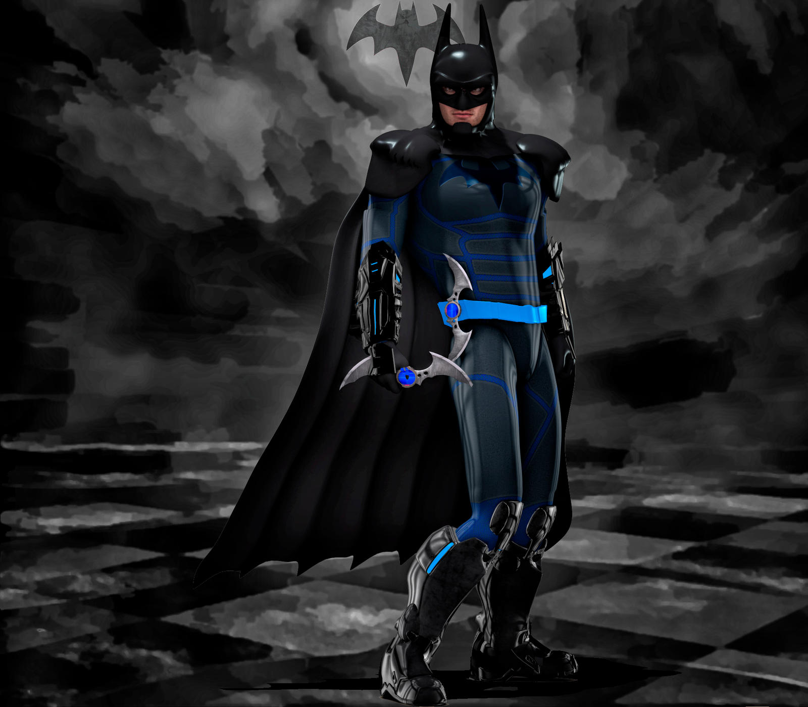 All Batman Suits Batman new suit by hiram67