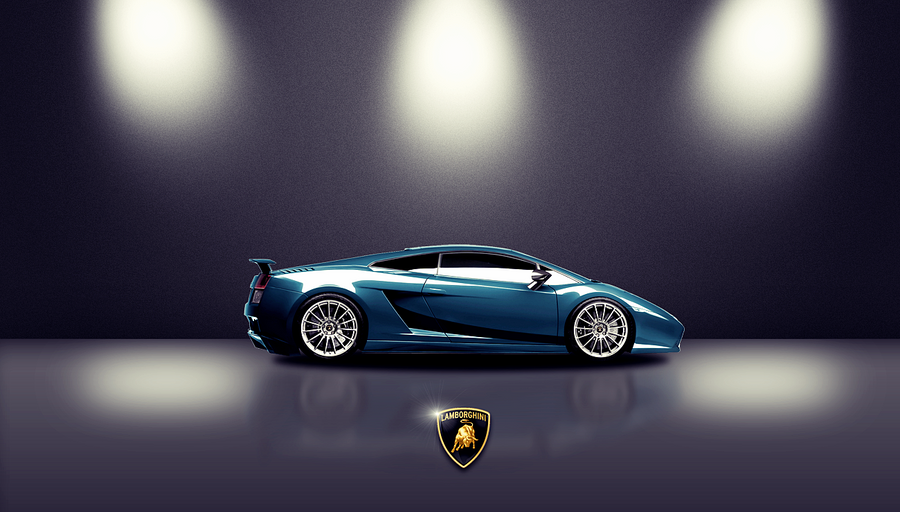 Blue Lamborghini Gallardo by AbangZam on deviantART