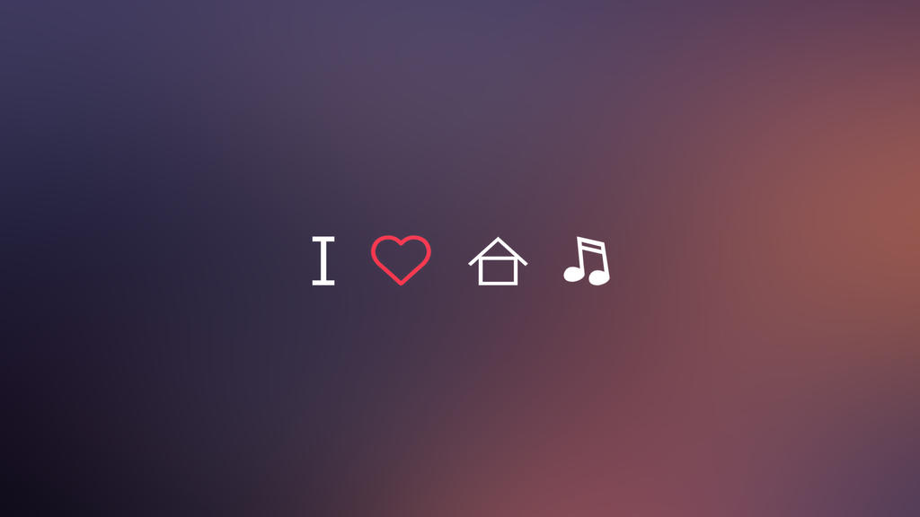 I Love House Music [Wallpaper] 1080p 16:9 by Semifinal on ...