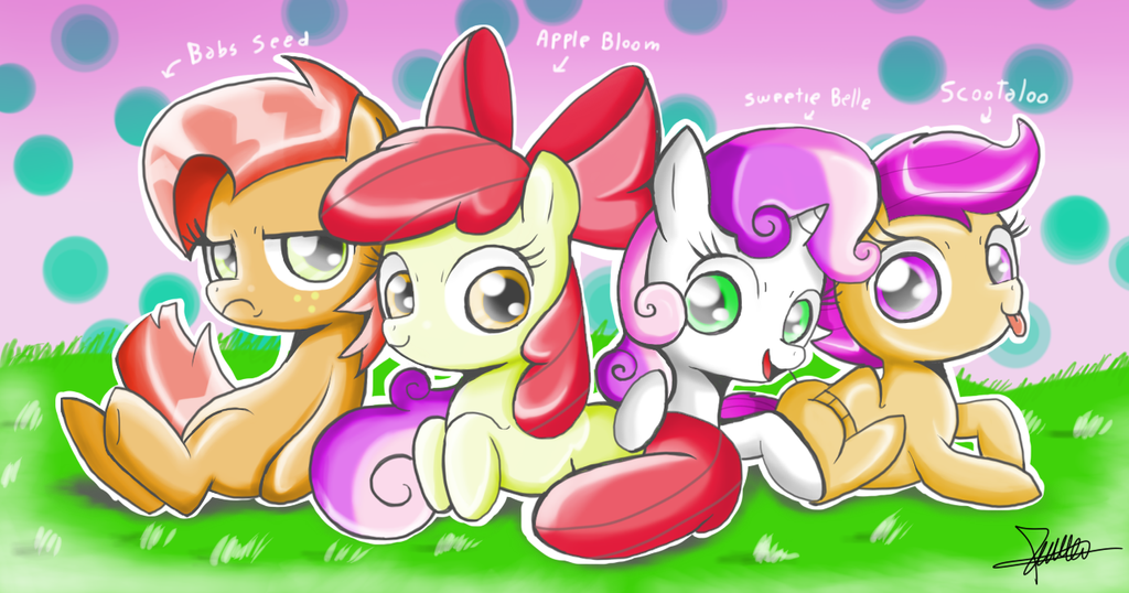 [Bild: __the_cutie_mark_crusaders___by_the_butch_x-d5wfehe.png]