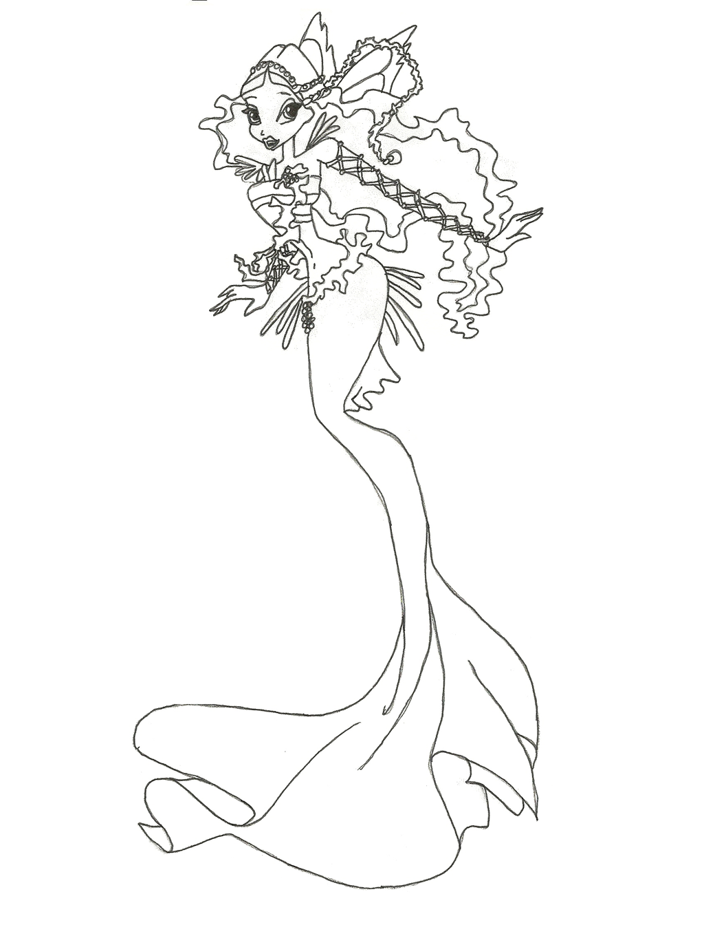 magic clip dolls coloring pages - photo #10