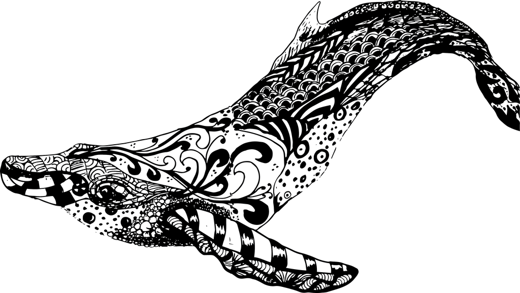 zentangle coloring pages of animals - photo #32