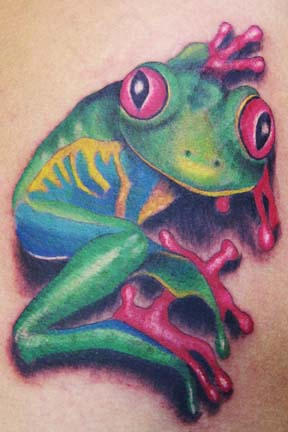 frogs tattoos. Frog tattoo