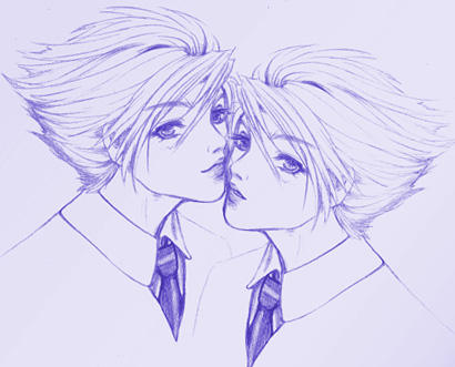 ouran wallpaper. Ouran Twins by *C4mi on