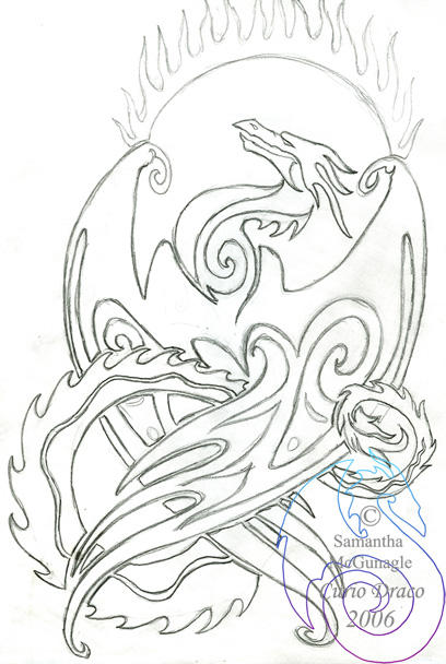 Stencil dragon by cryztaldreamz on deviantART