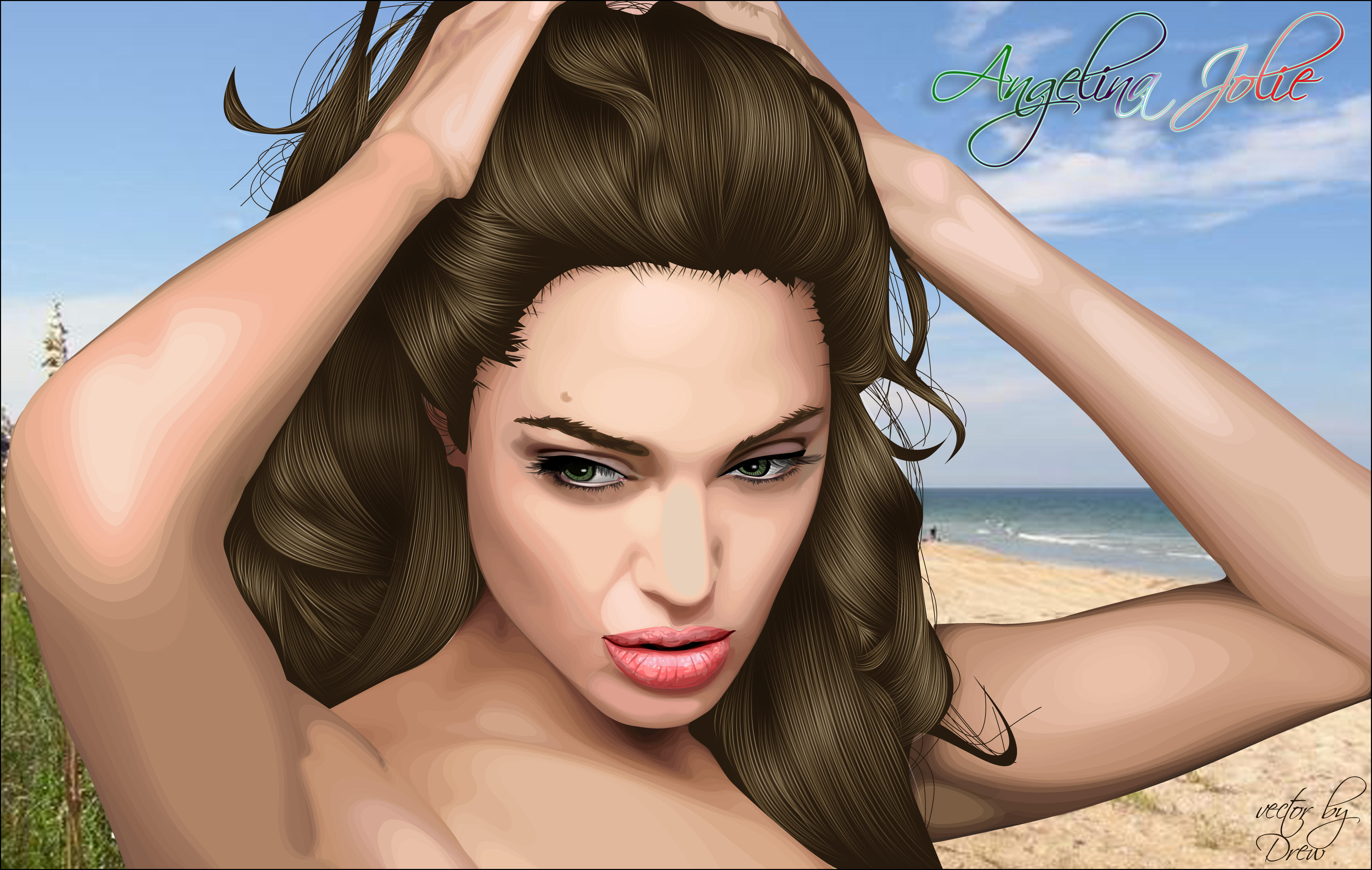 Angelina Jolie by ~the2slayers