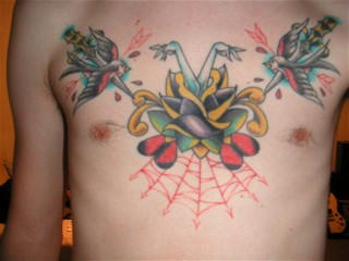 hanks chest - chest tattoo