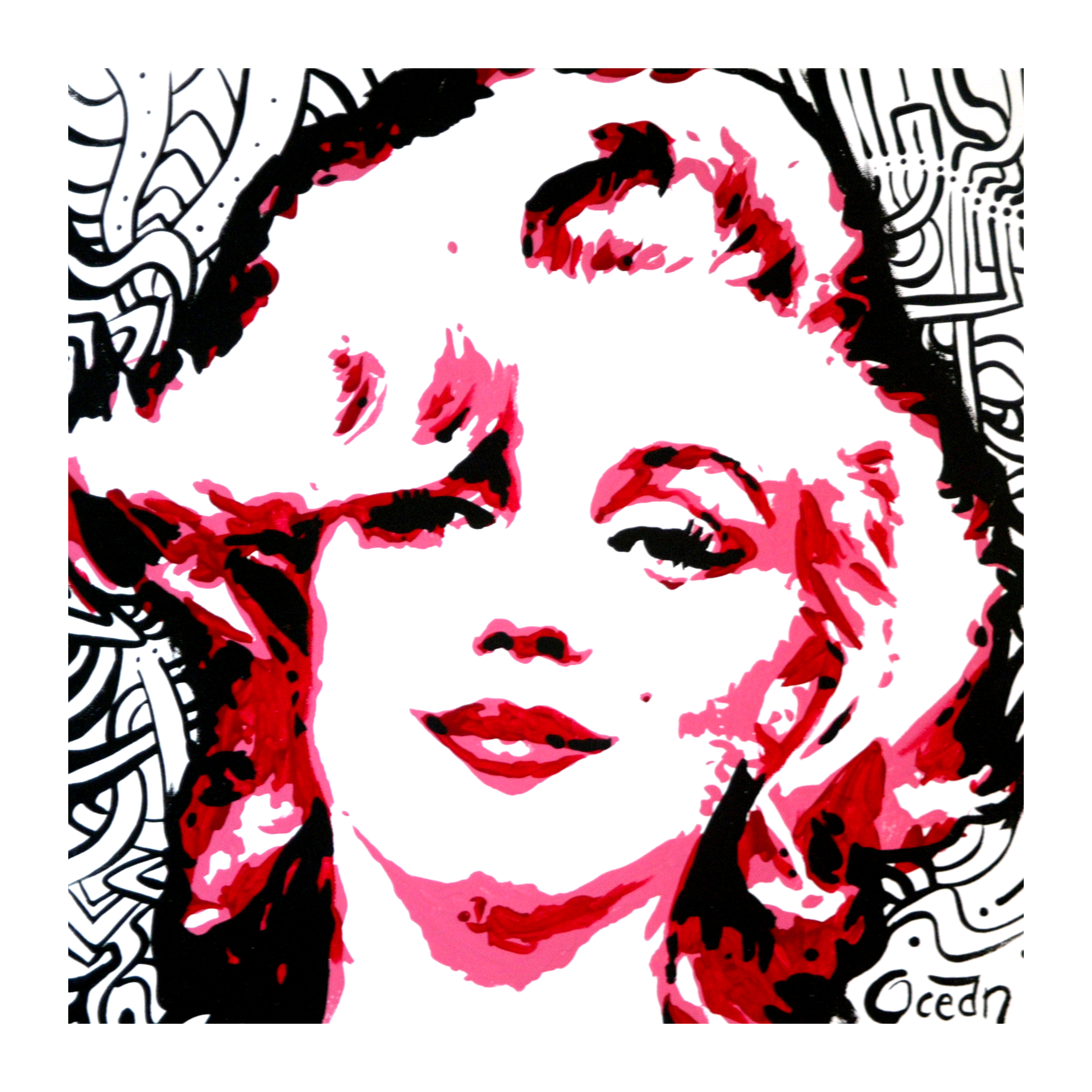 Marilyn Monroe Portrait by OceanClark on DeviantArt