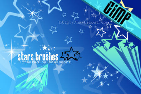 GIMP brush Stars by ~hawksmont