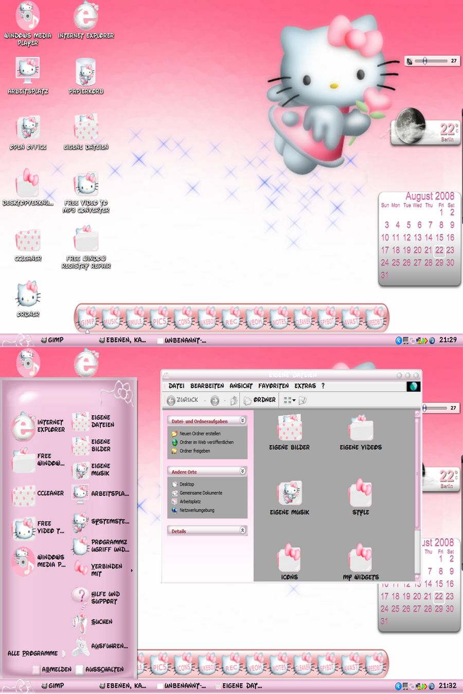 hello kitty desktop by lillysim on DeviantArt