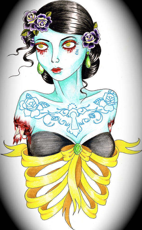 zombie lady by mia-belle on DeviantArt