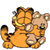Garfield abrazo
