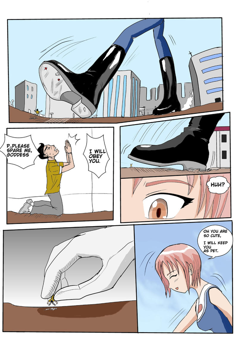 anime giantess anal vore
