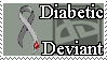 Diabetic Deviant Stamp by XxDe-JixX