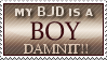 BJD Is a Boy Stamp by Neyjour