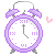 Purple Alarm Clock Avatar by Kezzi-Rose