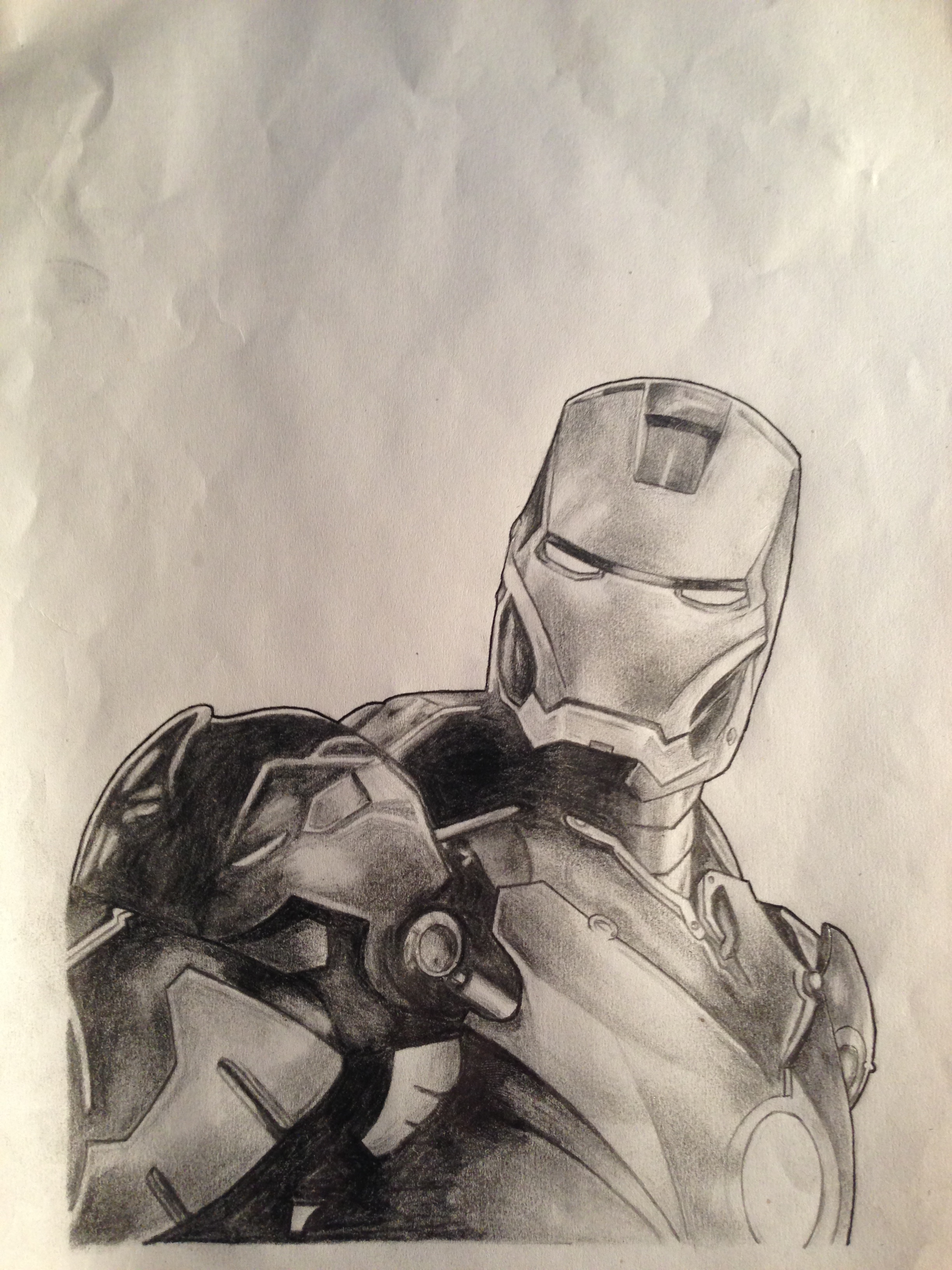 Iron Man pencil drawing by CrunchMallunch on DeviantArt