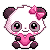 FREE Icon / Avatar : Heart Panda (plz) by Sarilain