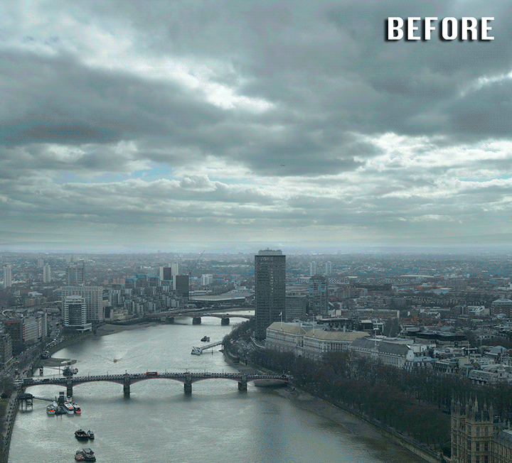 Before and After (London Double Landscape) by BenHeine
