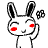 Bunny Emoji-23 (Waving) [V2]
