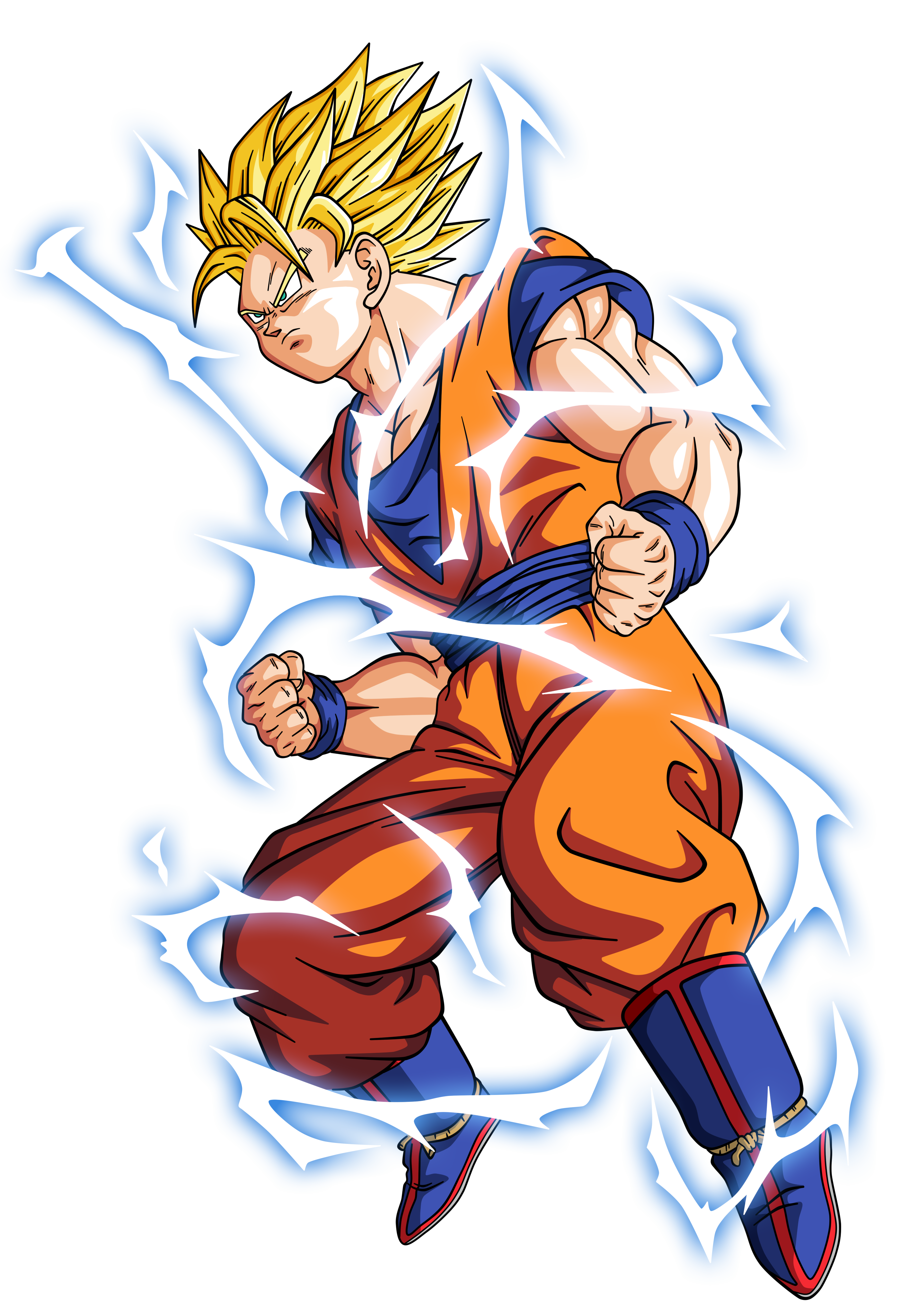 Goku Super Saiyan Goddrawings Logo Image for Free - Free Logo Image