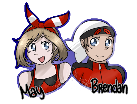 ORAS - Brendan and May by Starrkeeper on DeviantArt