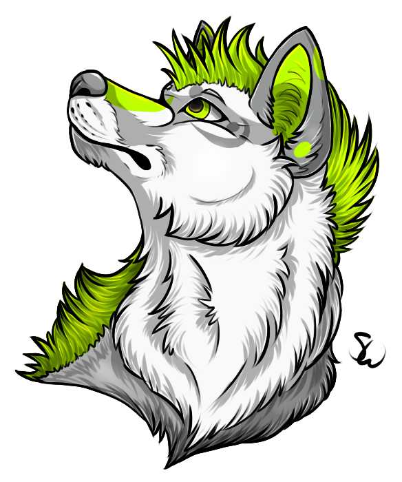 Canine Headshot Tag by TheStormUnleashed