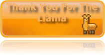 Llama Thanks Button by 0-Hedgehog8Limited-0