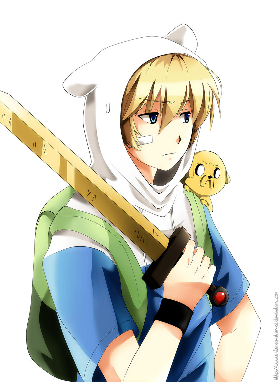 ___anime_at___finn_and_jake____by_antare