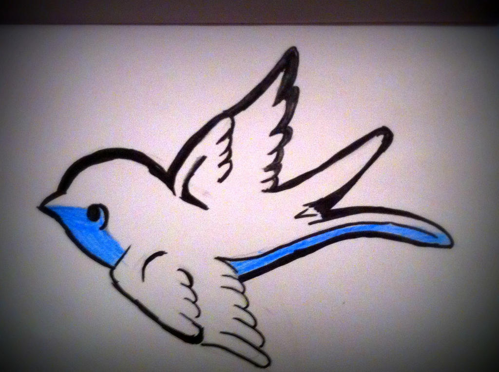 draw a bird by fluffy-puffy-unicorn on DeviantArt