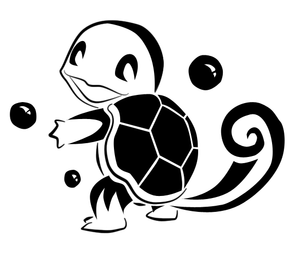 Squirtle Tribal Tattoo by NillySue on DeviantArt