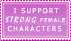 Strong Female Characters Stamp