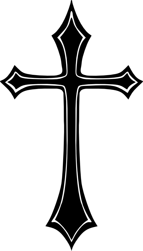 gothic cross clip art free - photo #1