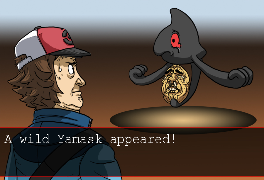 A WILD YAMASK APPEARED by thdark on DeviantArt