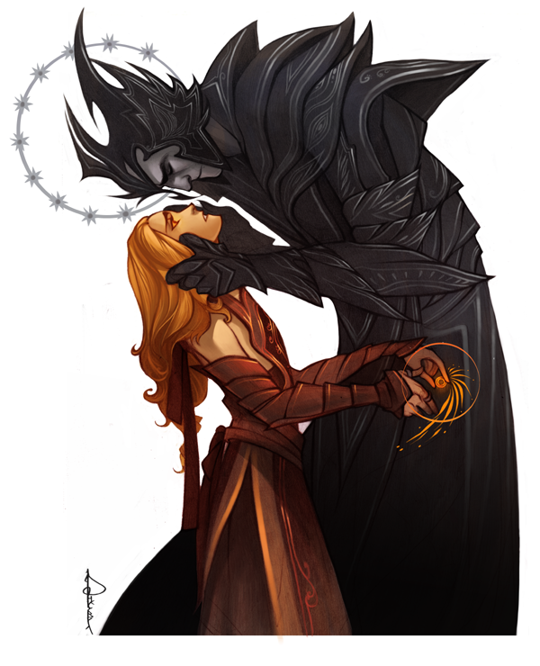 Silmarillion Melkor seducing Mairon by *Phobs
