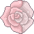 Painted Rose Icon by KittyCarousel