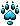 Blue Footprint Icon by Cachomon