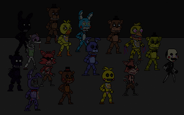 The gang's all here! :gif: by Frazamatron