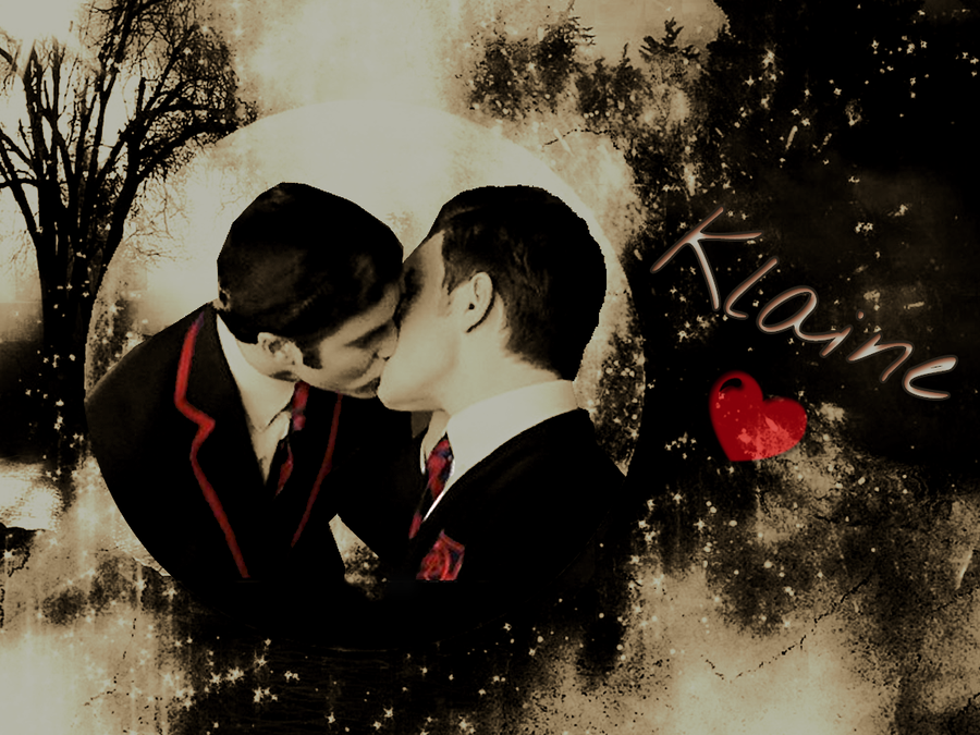Klaine kiss by D-N-A-35 on DeviantArt