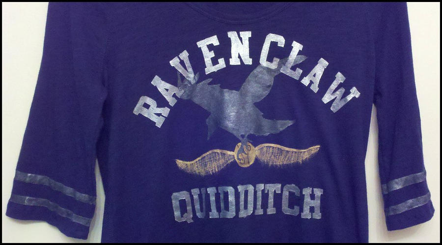 ravenclaw quidditch shirt. by madetohealxx on DeviantArt